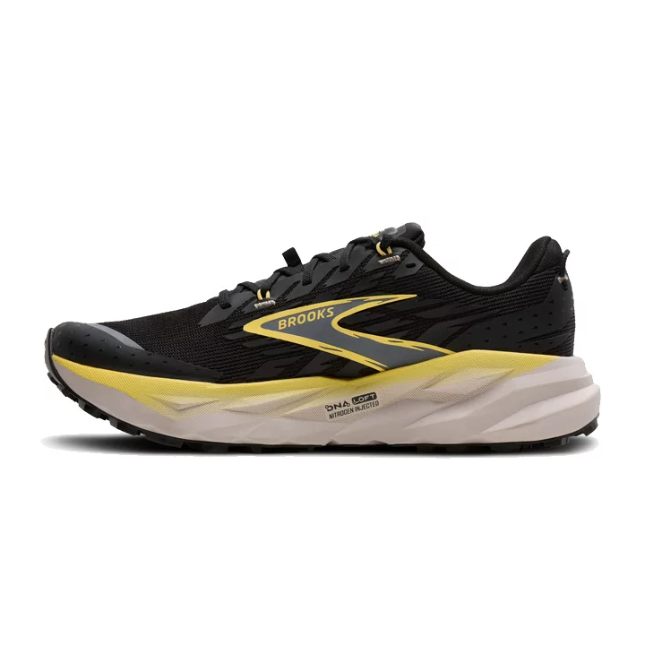 brooks Cascadia 19 black yellow chateau 1104571D017 interno brooks Cascadia 19 black yellow chateau 1104571D017 interno