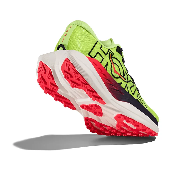 hoka Rocket X Trail neon yuzu neon flame 1176330 NZN suola