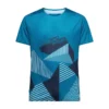 Comp t-shirt M lake/chalk
