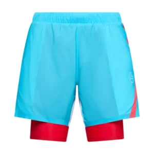 la sportiva Flow 5 short W malibu blue hibiscus ZARS041B02P02