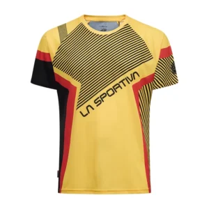 la sportiva Flow t-shirt black yellow ZART066K00Y00