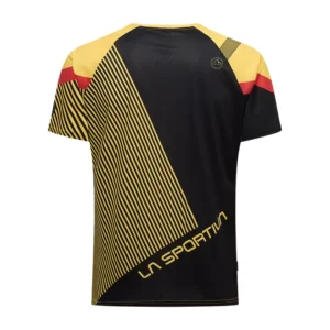 la sportiva Flow t-shirt black yellow ZART066K00Y00 retro