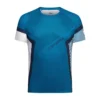 Flow t-shirt lake/chalk
