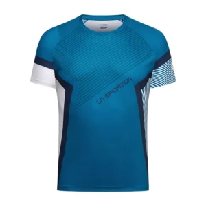 Flow t-shirt lake/chalk