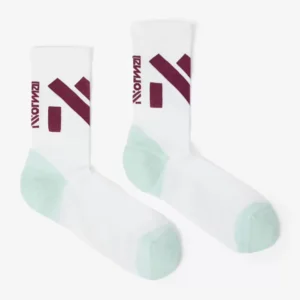 Race socks white/green