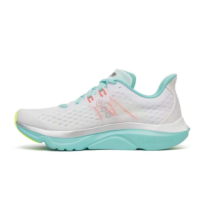 saucony Kinvara 16 W white aqua S11020-130 interno