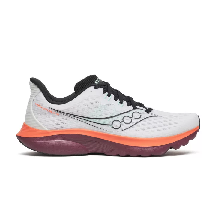 saucony Kinvara 16 white crimson S21020-172