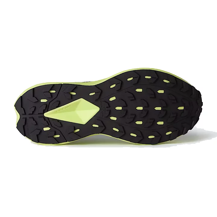 the north face ENDURIS 4 FIZZ LIME BLACK NF0A8AEPWIT1 suola