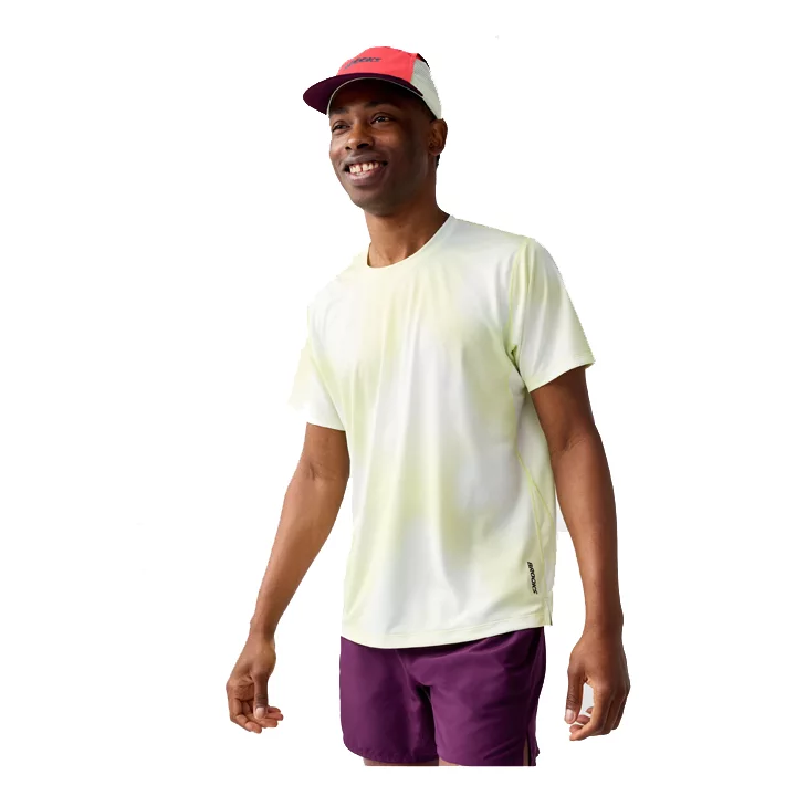 brooks DASH SHORT SLEEVE PRINTED EUPHORYC LUMIN 211587765