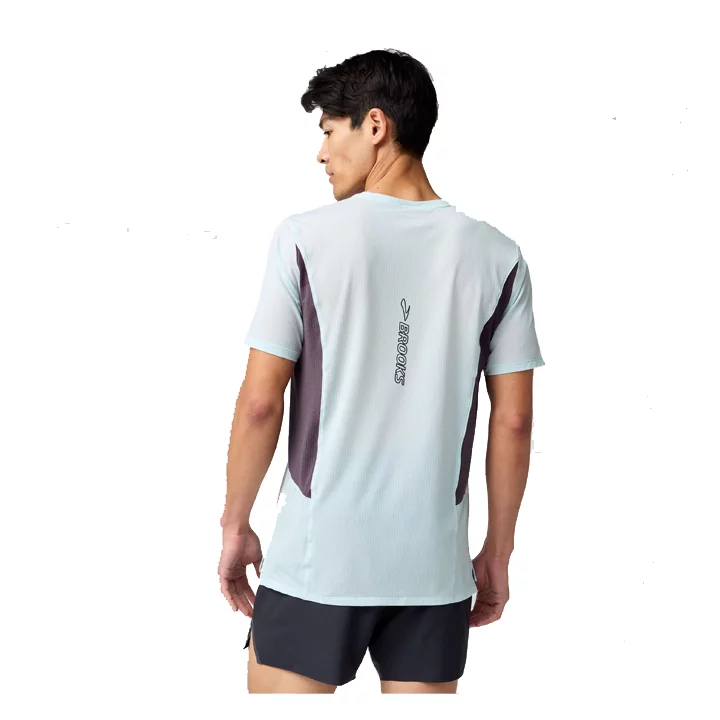 brooks HIGH POINT SHORT SLEEVE 2.0 STRIDE BLUE 211566495 retro brooks HIGH POINT SHORT SLEEVE 2.0 STRIDE BLUE 211566495 retro