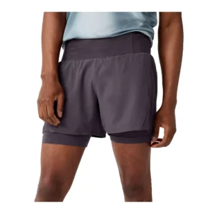 brooks High point 5 2in1 short 2.0 dk russet 211495264