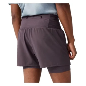 brooks High point 5 2in1 short 2.0 dk russet 211495264 retro