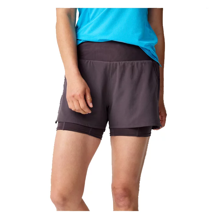 brooks W High point 3 2in1 short 2.0 dk russet 221656264 brooks W High point 3 2in1 short 2.0 dk russet 221656264