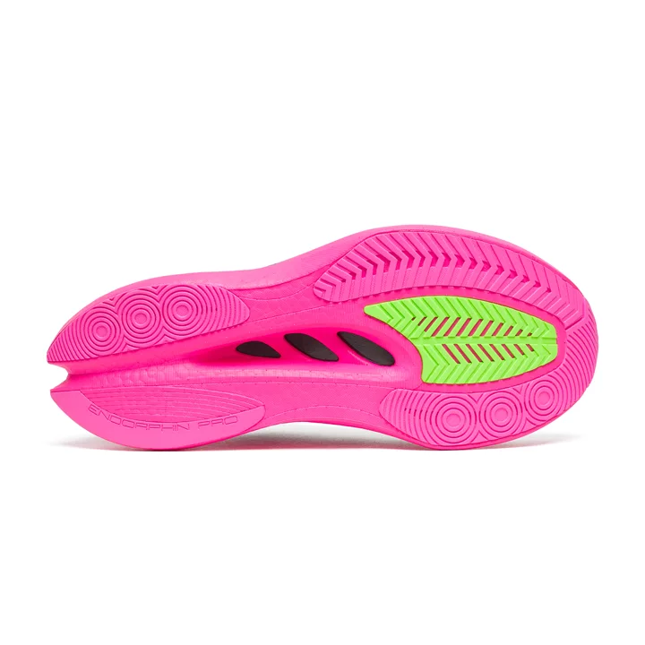 saucony Endorphin Pro 5 black shock S21064-131 suola