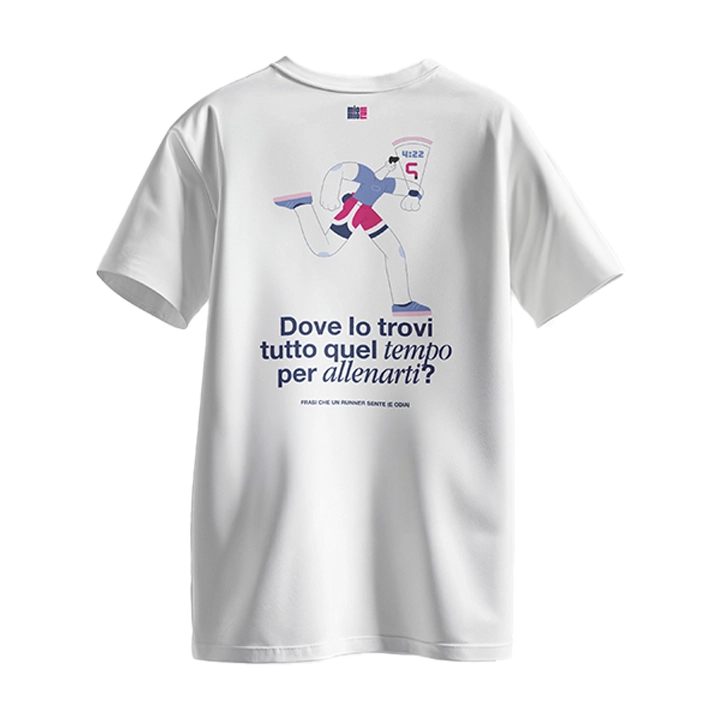 MioMioRun t-shirt Quelle maledette domande tempo retro