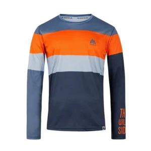WildTee Longsleeve M color block orange WT06WT102