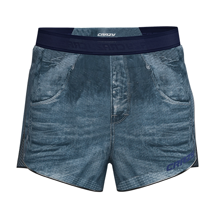 crazy Short thunder print light jeans S26015259U-00X015 fronte