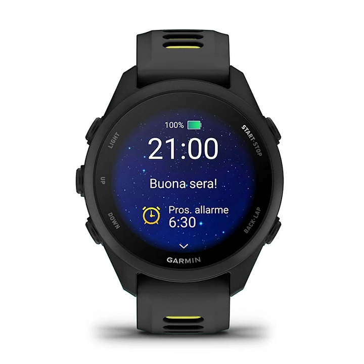 Garmin Forerunner 170 black amp yellow 010-03920-00 fronte