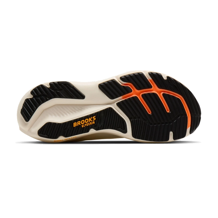 Brooks GLYCERIN 23 ARCTIC WOLF ANGORA ORANGE 1104761D228 suola