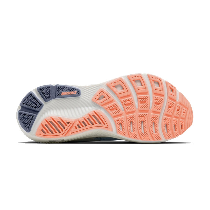 Brooks Ghost 18 W star white cyber peach grey 1204821B161 suola