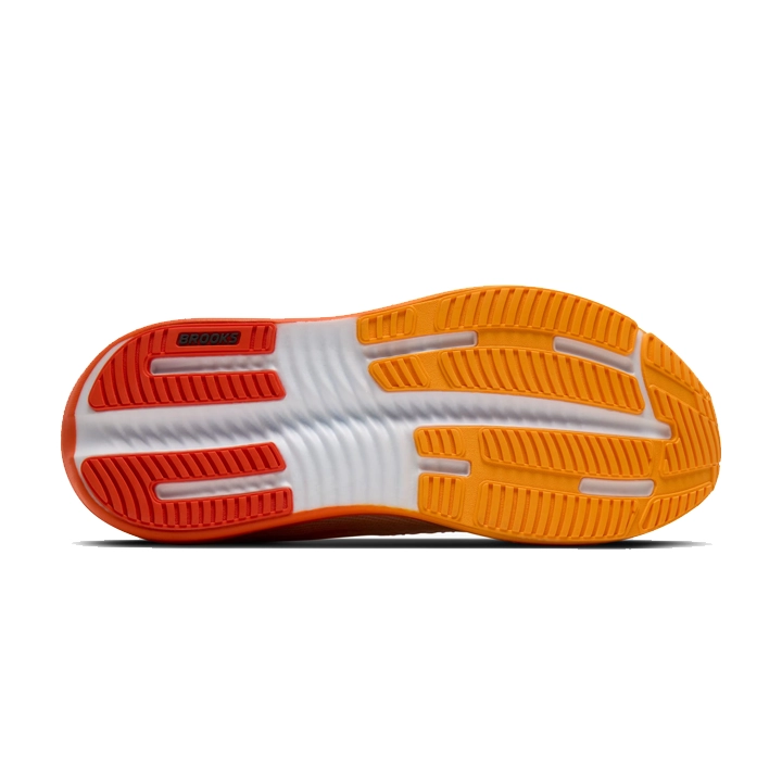 Brooks Ghost Max 4 white orange red 1104961D162 suola Brooks Ghost Max 4 white orange red 1104961D162 suola