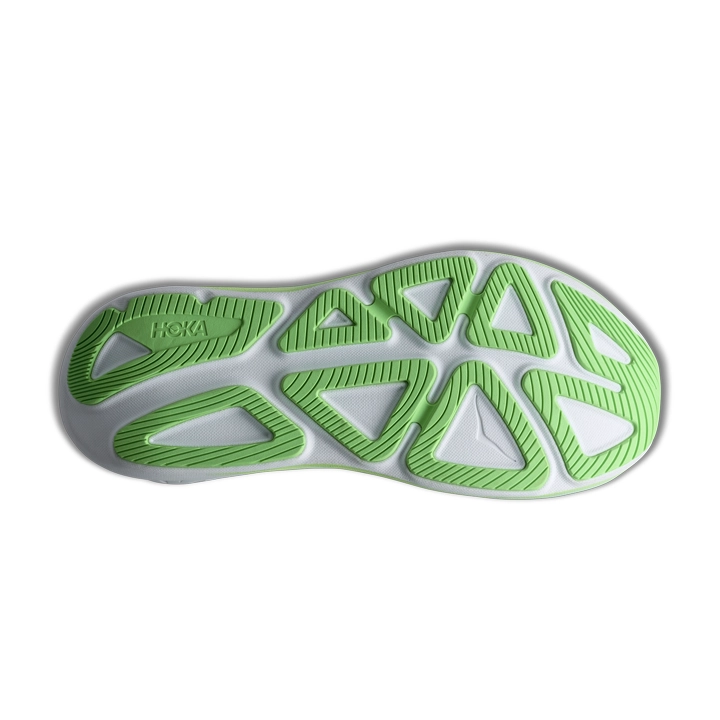 Hoka Clifton Pro W cosmic grey neon yuzu 1176530 CNNY suola Hoka Clifton Pro W cosmic grey neon yuzu 1176530 CNNY suola