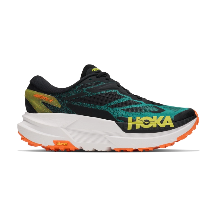 Hoka Mafate X black electric aqua 1161990 BCQ