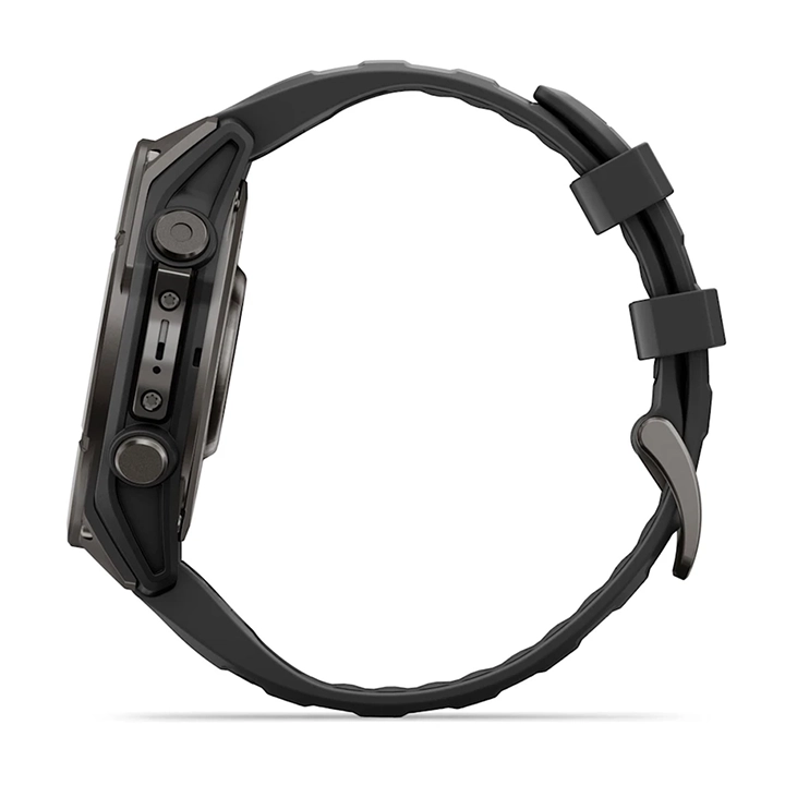 Garmin Fenix 9 47mm black DLC 010-04762-11 sinistro Garmin Fenix 9 47mm black DLC 010-04762-11 sinistro