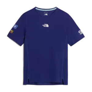 the north face Summit high trail SS graphic bold blue NF0A8HW4NLV1