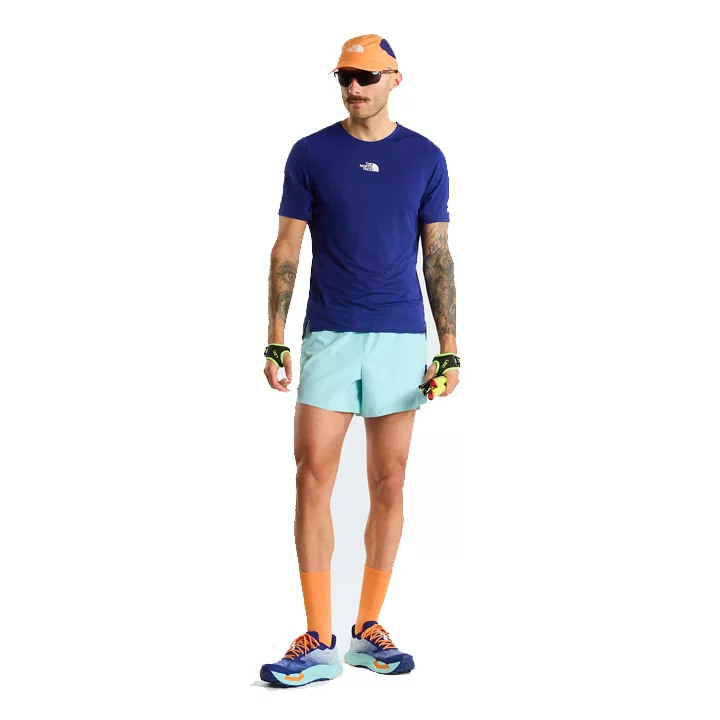the north face Summit high trail SS graphic bold blue NF0A8HW4NLV1 frontale the north face Summit high trail SS graphic bold blue NF0A8HW4NLV1 frontale