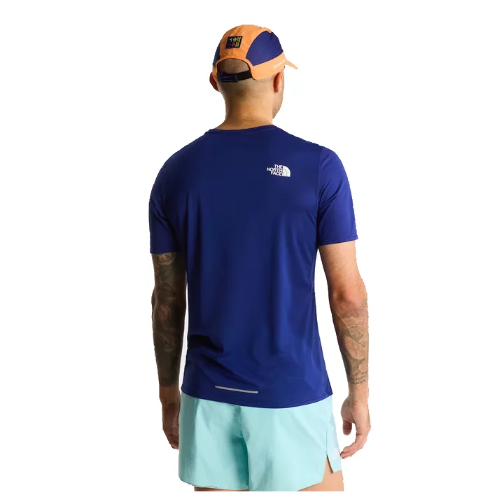 the north face Summit high trail SS graphic bold blue NF0A8HW4NLV1 retro the north face Summit high trail SS graphic bold blue NF0A8HW4NLV1 retro