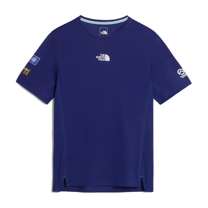 the north face Summit high trail SS graphic bold blue NF0A8HW4NLV1 the north face Summit high trail SS graphic bold blue NF0A8HW4NLV1