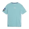 Summit high trail SS graphic canal blue
