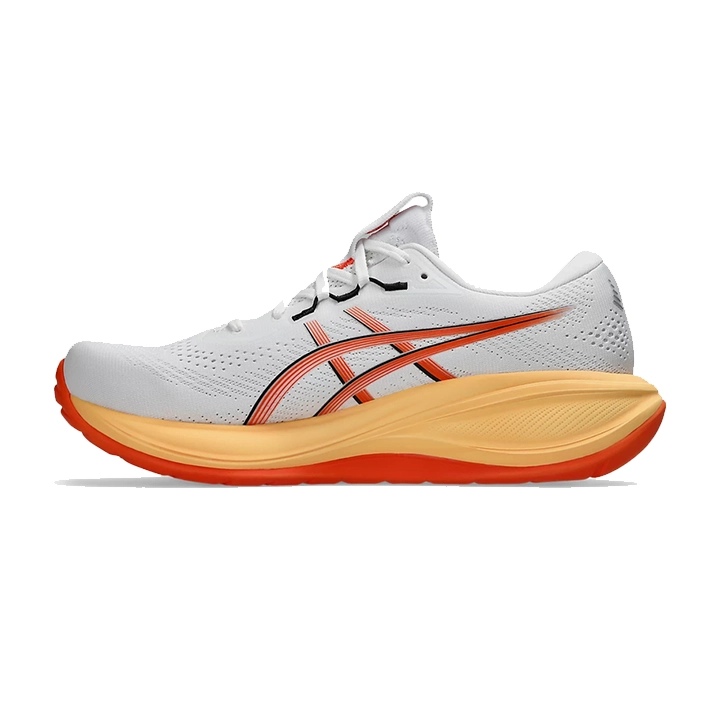 Asics Cumulus 28 white energy orange 1011C143 101 interno Asics Cumulus 28 white energy orange 1011C143 101 interno