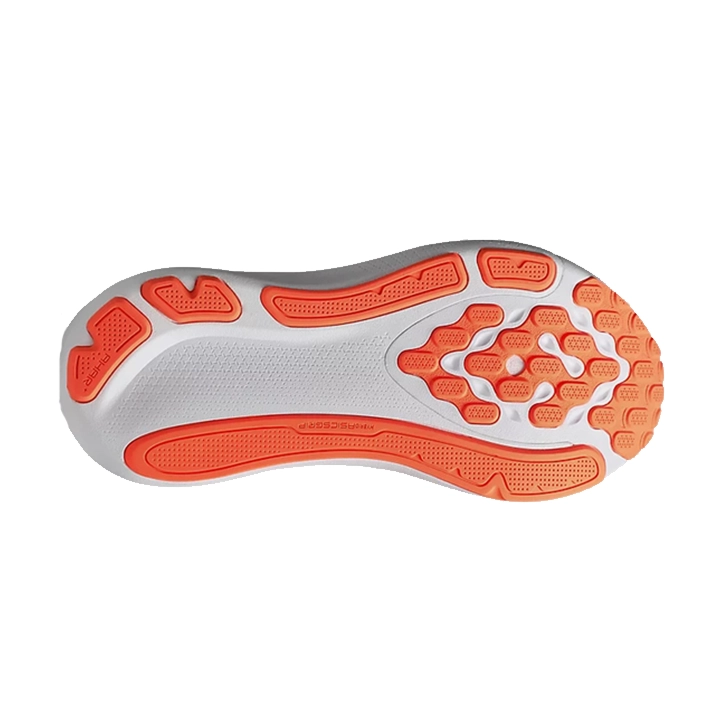 Asics Kayano 33 white vivid coral 1012B939 101 suola Asics Kayano 33 white vivid coral 1012B939 101 suola