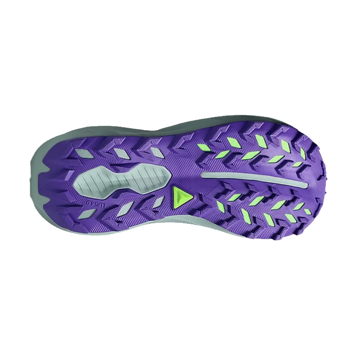 Asics Trabuco 14 W foggy teal radiant amethyst 1012B938 400 suola Asics Trabuco 14 W foggy teal radiant amethyst 1012B938 400 suola