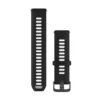 CINTURINO 22MM BLACK/WHITE