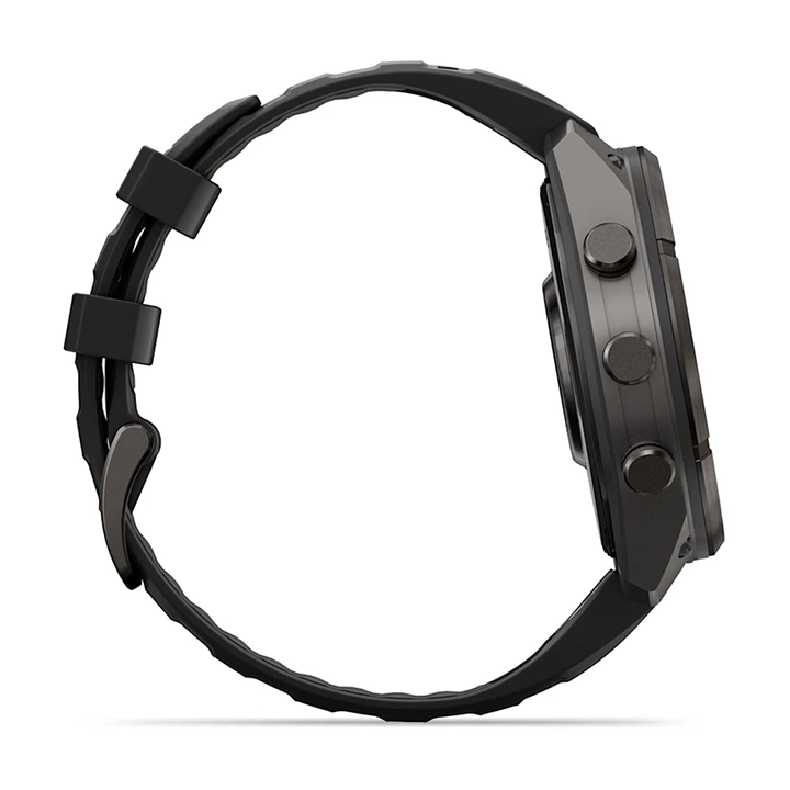 Garmin Fenix 9 Pro 47mm carbon black 010-04336-16 sinistro Garmin Fenix 9 Pro 47mm carbon black 010-04336-16 sinistro