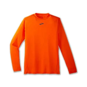 Brooks Maglia Uomo Dash 1/2 Zip 2.0 - Tessuto DriLayer, Maniche Lunghe Con Fori Pollici, Traspirante Per Corsa