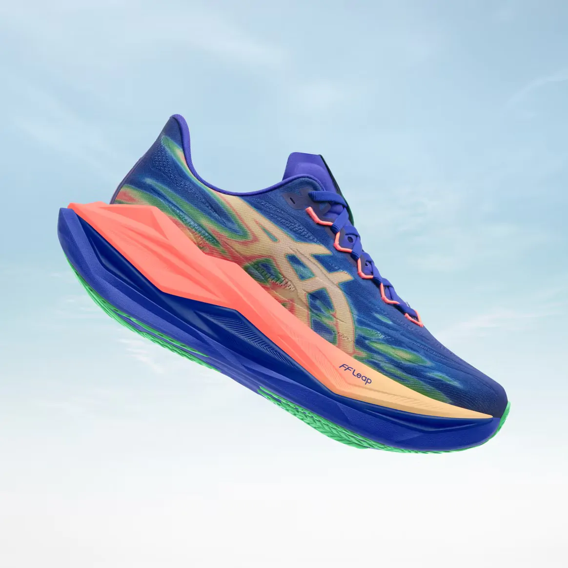 ASICS Superblast 3 intersuola FF Leap FF Blast Plus stack 46.5mm dettaglio